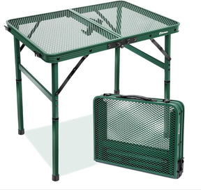 Small Folding Table, Easy for Storage, Compact and Portable Picnic Table for Grill, Outdoor Camping, Garden, Patio, Dining,