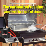 BBQ Replaceable Scraper Cleaning Head, Durable for Cast Iron or Stainless-Steel Grates, Barbecue Cleaner (Only Replaceable