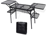 Nice C Camping Table, Compact Folding Table, Grill Table, Outdoor Tables, Camping Tables That Fold Up Lightweight, with 4