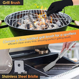 Yoehka BBQ Grilling Accessories Set, 34Pcs Heavy Duty Grill Tools for Outdoor Camping, Grilling Gifts for Men Dad, Stainless