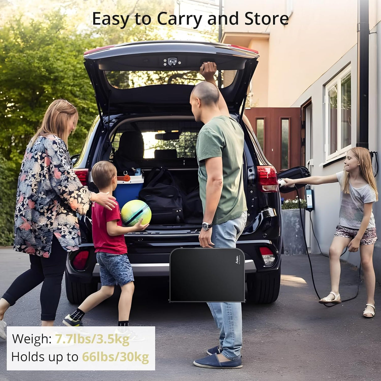 Folding Camping Table, 36" x 24" Portable Table Adjustable Height Max 28 inch Aluminum Folding Table with Storage Net,