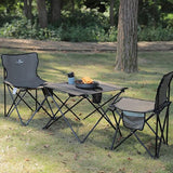 SUNNYFEEL Outdoor Folding Table | Lightweight Mesh Compact Camping Table, Roll Up Top 2 People Portable Camp Tables with