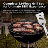 Kaluns Grilling Accessories, Dad Gifts for Christmas Grilling Gifts, Heavy Duty Stainless Steel Grill Set BBQ Grill