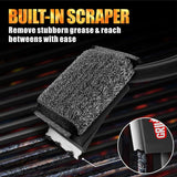 GRILLART Grill Brush Bristle Free, SteamWizards [Ultra Safe & Efficient] Grill Cleaner Brush with 1 Replacement Head, for