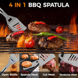 BBQ Accessories Grill Tools - Grilling Gifts for Men Dad, 32Pcs Heavy Duty Stainless Steel Barbecue Grill Accessories for