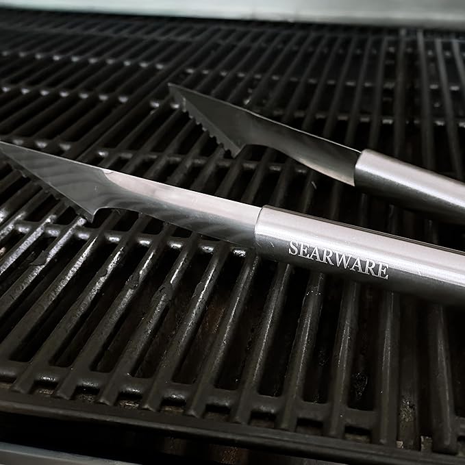 Barbecue Grill Tool Set - Stainless Steel - Strong Durable Design - Heat Resistant Glove & Bristle Free Grill Brush -