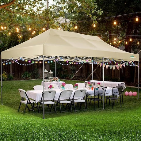 COBIZI 10x20 Canopy with Sidewalls, Heavy Duty Party Tent Pop up carpas para Fiestas, Tents for Parties, Wedding, Outdoor