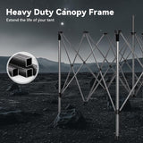 COBIZI 10x15 Pop up Canopy Tent Heavy Duty with 4 Sidewalls, Easy Set-up Commercial Outdoor Party Tent, 100% Waterproof