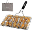Shallow Grill Basket Fish Grill Basket, Fish Grilling Basket BBQ Fish Grill Baskets for Outdoor Grill,Grill Basket with