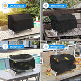 Portable Grill Cover for Megamaster 2-Burner Propane Outdoor Tabletop Grill,Waterproof Small Table Top BBQ Grill Cover,Heavy