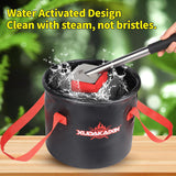 Grill Brush Bristle Free,BBQ Replaceable Scraper Cleaning Head,Safe Grill Accessories for Cast Iron Grates/Porcelain/Weber