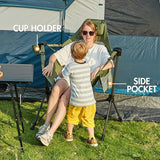 Portal Hammock Camping Chair, Portable Outdoor Swinging Chairs, Rocking Chair for Adults with Adjustable Back and Height for