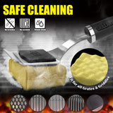 GRILLART Grill Brush for Outdoor Grill Bristle Free - Reinforced Grill Cleaner Scraper BBQ Brush - Replaceable Head Barbecue