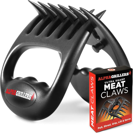 Alpha Grillers Meat Shredder Claws - Grilling Accessories Gifts for Men Dad Him Husband Son Boyfriend Birthday - BBQ