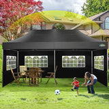 COBIZI 10x20 Canopy with Sidewalls, Heavy duty Party Tent Pop up carpas para fiestas, Tents for Parties, wedding, Outdoor Ez
