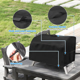 Portable Grill Cover,Fit for Cuisinart CGG-608,Waterproof Small Table Top BBQ Grill Cover,Heavy Duty 600D Outdoor Tabletop