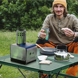 Square Folding Table, Easy for Storage, Compact and Portable Picnic Table for Grill, Outdoor Camping, Garden, Patio, Dining,