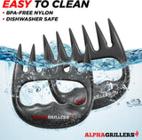 Alpha Grillers Meat Shredder Claws - Grilling Accessories Gifts for Men Dad Him Husband Son Boyfriend Birthday - BBQ