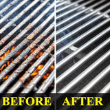 Grill Brush Bristle Free, 4 in 1 Grill Brush for Outdoor Grill with Replaceable Cleaning Head, Extra Long Safe Steam Grill