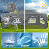 COBIZI 13x26 Pop Up Tent 13x26 Canopy with Sidewalls Heavy Duty Canopy Party Tent for Parties, Outdoor Wedding Large Event