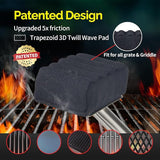 Grill Brush Bristle Free,Unique Wave pad for Cast Iron/Stainless-Steel Grates, (Only Replaceable Cleaning Head No Grill