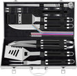 ROMANTICIST 25pcs Extra Thick BBQ Grill Accessories, Fathers Day Grilling Gifts Set for Men Dad, Heavy Duty Grill Tools