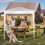 Outvita 6.5x6.5ft Pop Up Canopy Tent, Outdoor Instant Shelter Folding Canopy with Carry Bag for Commercial Events, Party,