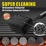 GRILLART Grill Brush Bristle Free. SteamWizards BBQ Replaceable Cleaning Head, Seamless-Fit Scraper Tools for Cast