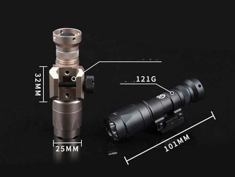 WADSN Compact LED Flashlight in Black, alternate view 2