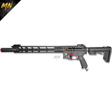Minnesota Airsoft Project Crimson Ash Skeletonized HPA M4, Phantom | AceTech Brighter C, alternate view 2