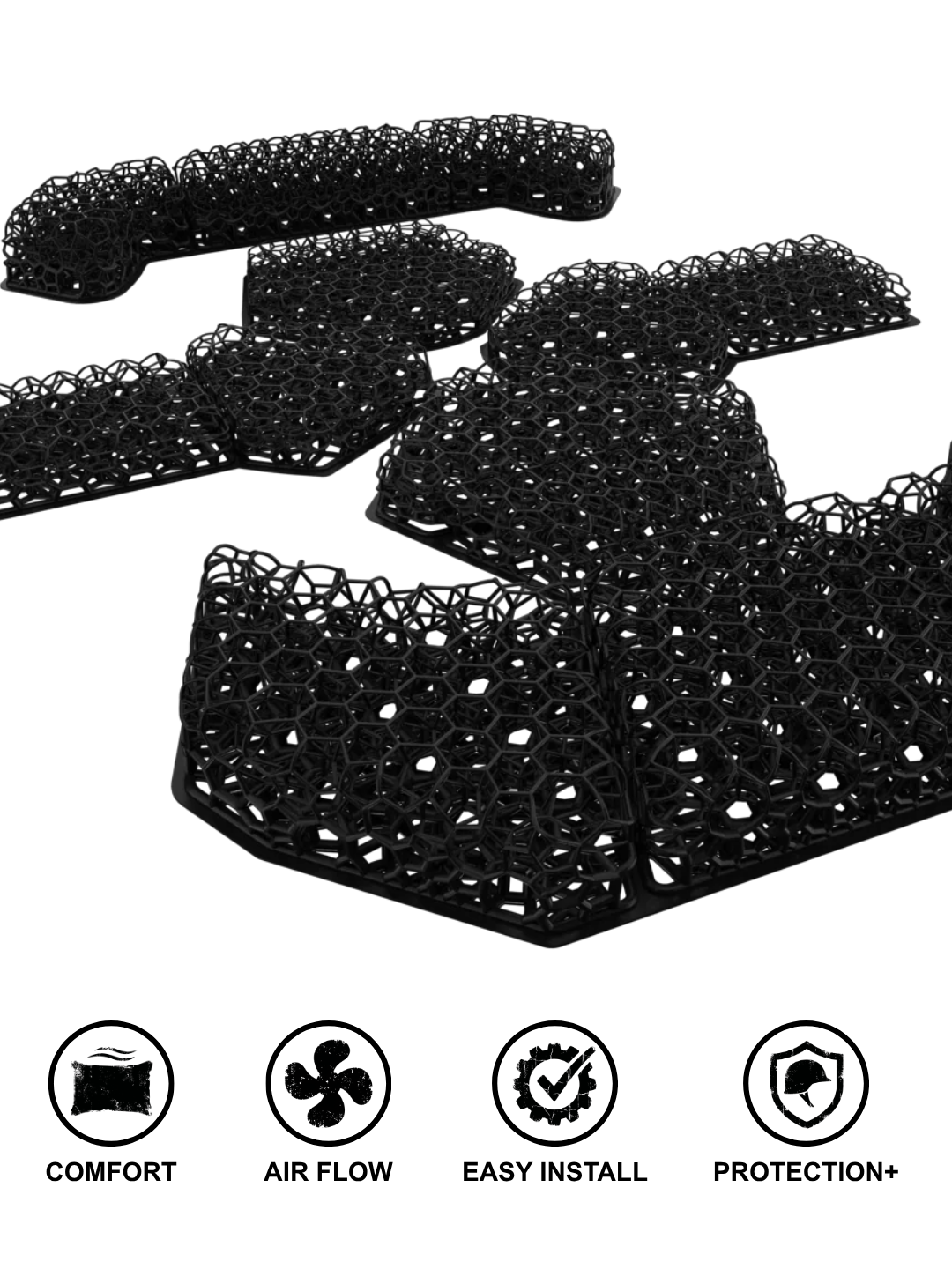 HHV® Micro Lattice Impact Helmet Pads - Hard Head Veterans, alternate view 7