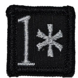 1* One Ass to Risk - 1x1 Patch in Black