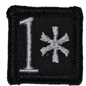 1* One Ass to Risk - 1x1 Patch in Black