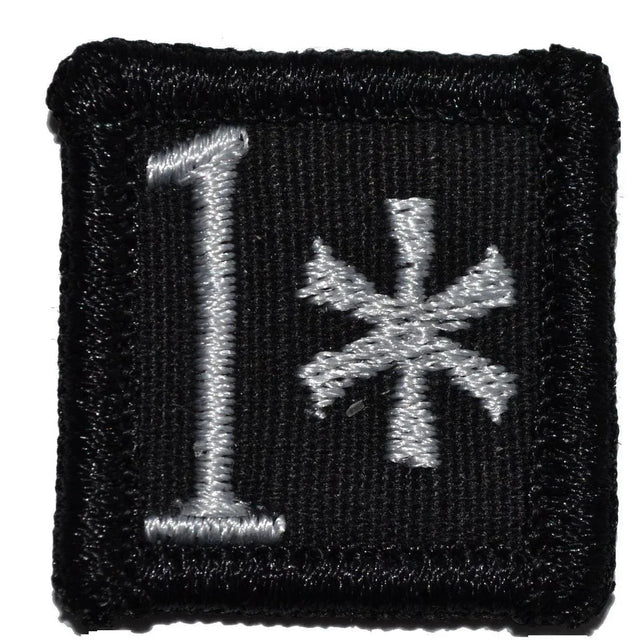 1* One Ass to Risk - 1x1 Patch in Black