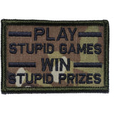Play Stupid Games, Win Stupid Prizes - 2x3 Patch in MultiCam, alternate view 6