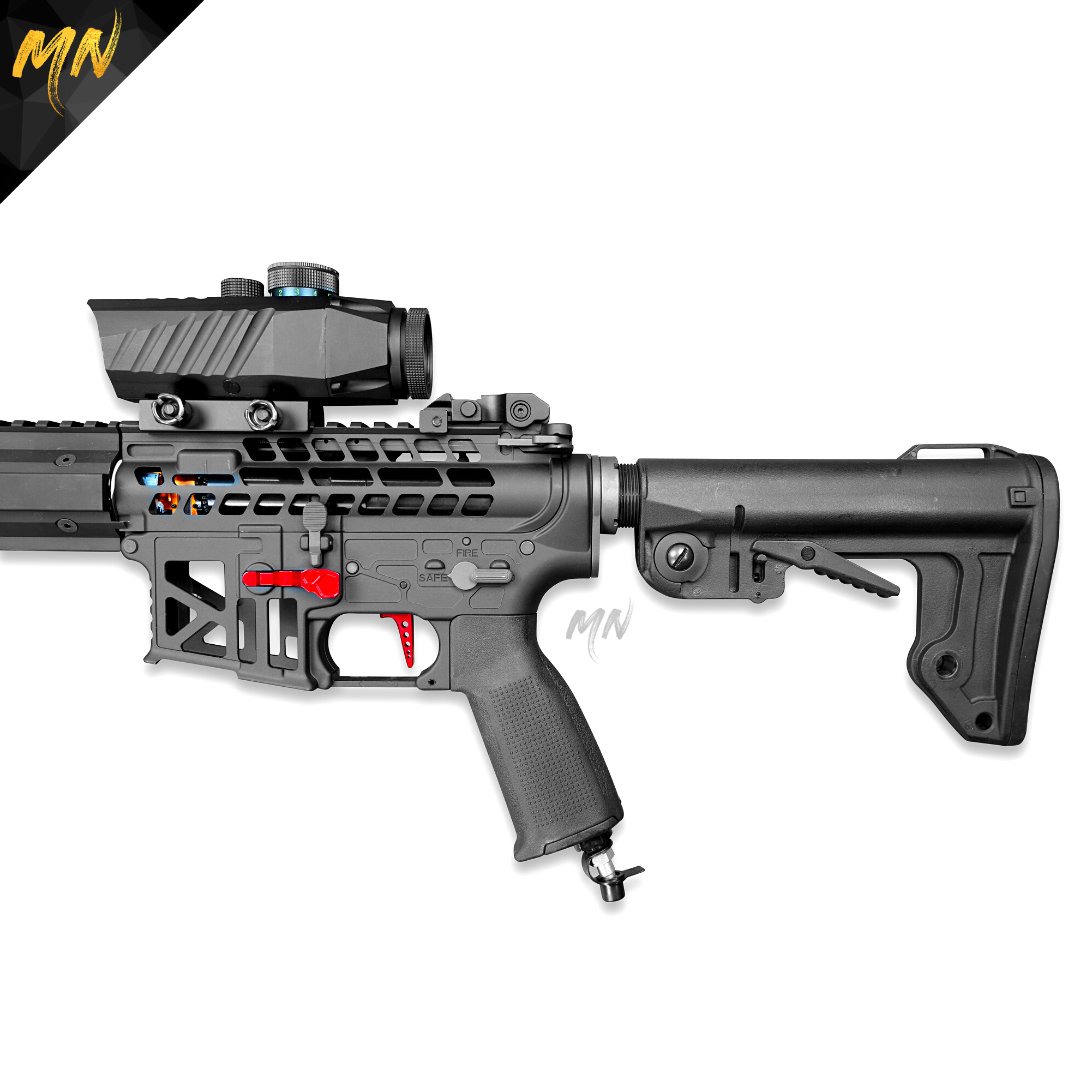 Minnesota Airsoft Project Crimson Ash Skeletonized HPA M4, alternate view 5