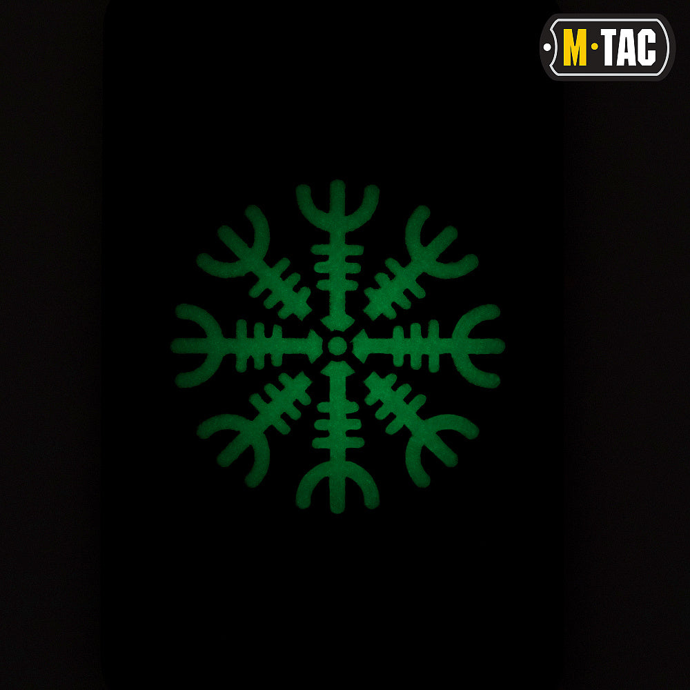 M-Tac Patch Helm of Awe Horizontal Laser Cut in Black/Grey, alternate view 2
