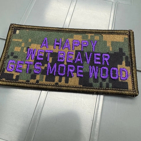Tactical Gear Junkie Happy Wet Beaver 2x4 Patch