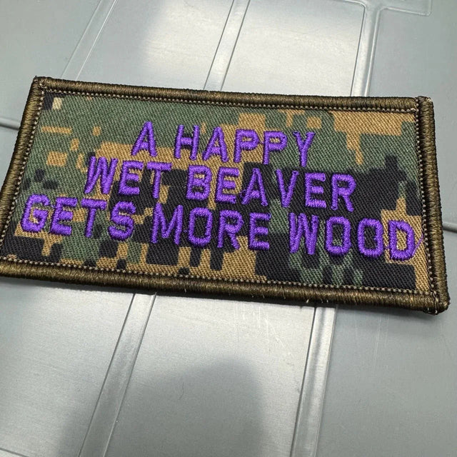 Tactical Gear Junkie Happy Wet Beaver 2x4 Patch