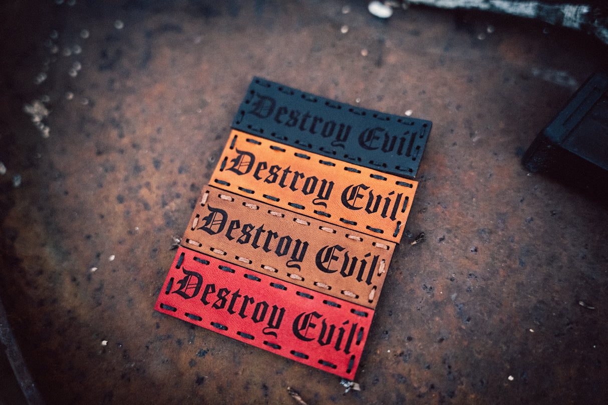 Destroy Evil Leather Patch, alternate view 5