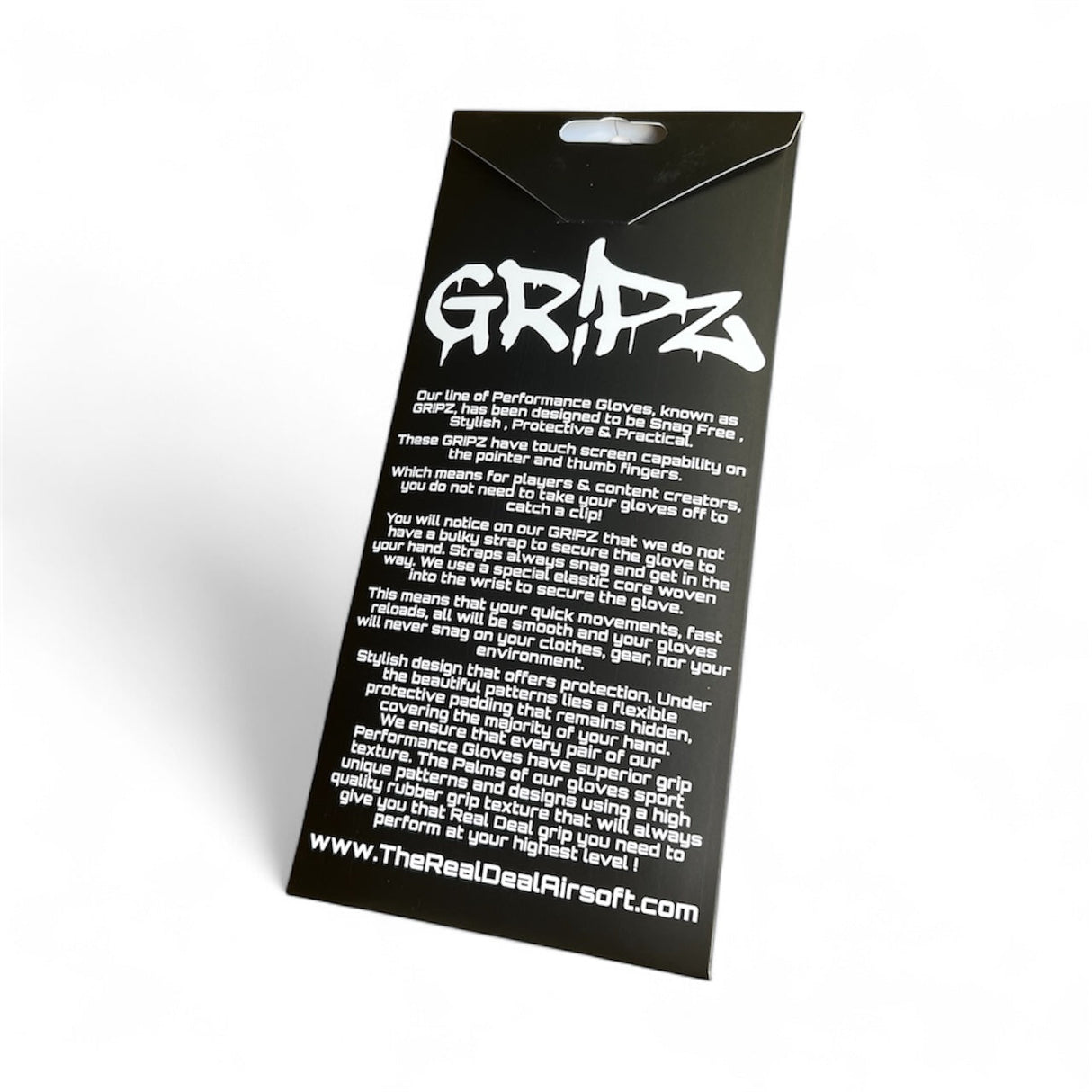Real Deal Airsoft Gripz Performance Gloves, Real Deal Retro, Xtra Large, alternate view 3