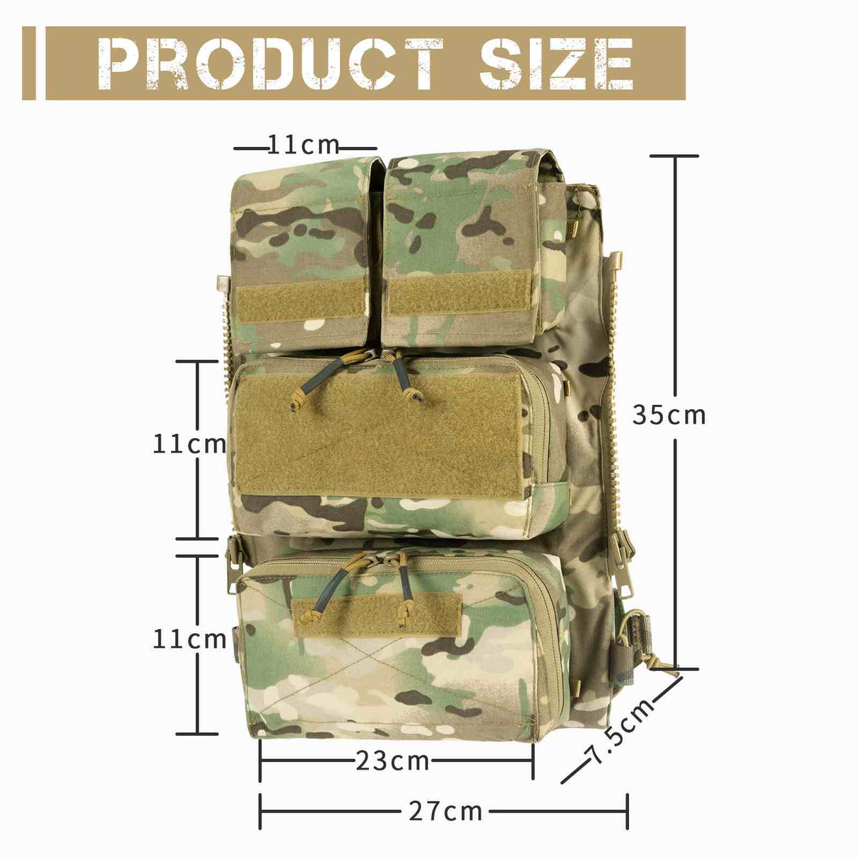 VOTAGOO AVS/JPC 2.0 Compatible Zip-On Panel Pouch, alternate view 5