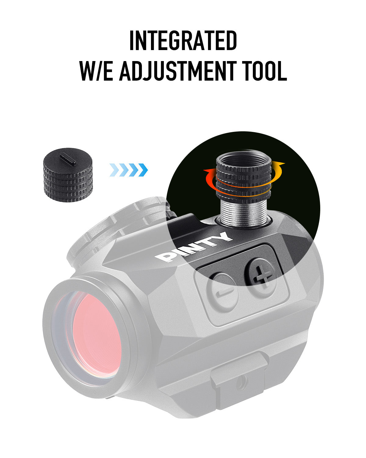 Pinty Nova Smiley Face 2MOA Red Dot Sight, alternate view 8