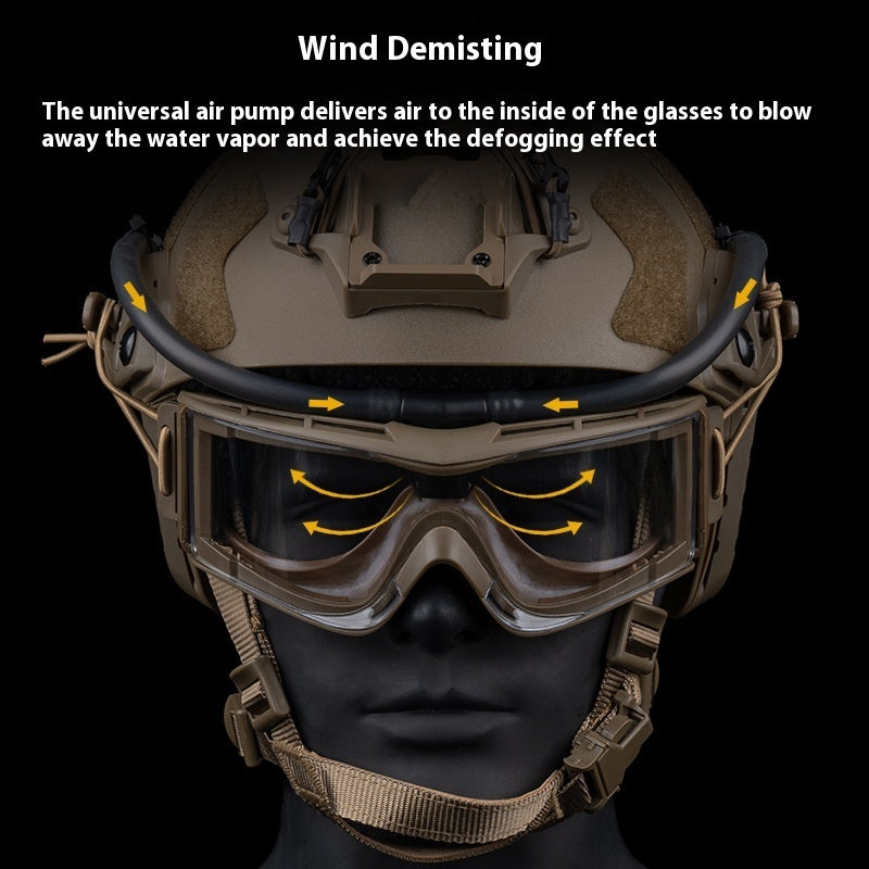 Raven Supply Anti-Fog Tactical Goggles in Black