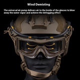 Raven Supply Anti-Fog Tactical Goggles in Black