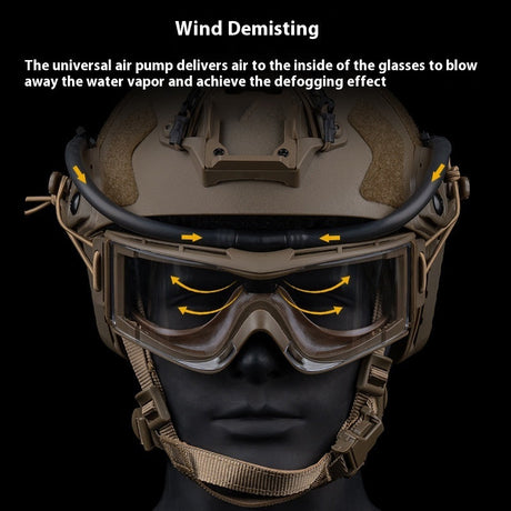 Raven Supply Anti-Fog Tactical Goggles in Black