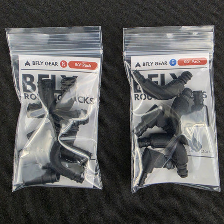 90° Pack - BFly Routing Packs, ExFog (Not N-Bore Upgraded) (6mm)