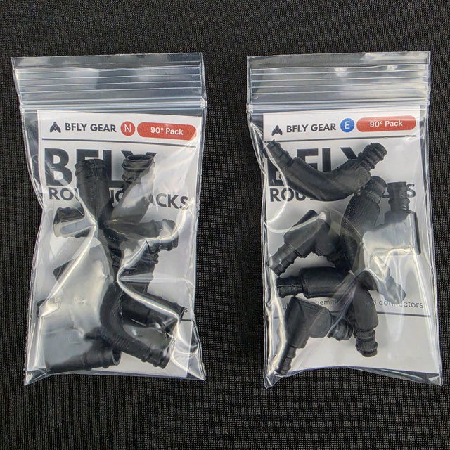 90° Pack - BFly Routing Packs, ExFog (Not N-Bore Upgraded) (6mm)