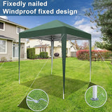 Outvita 6.5x6.5ft Pop Up Canopy Tent, Outdoor Instant Shelter Folding Canopy with Carry Bag for Commercial Events, Party,