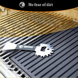 Mountain Grillers BBQ Grill Grate Scraper - Wide Portable Grill Scrubber for Outdoor Grill, Griddle, Smoke or Oven Grates -